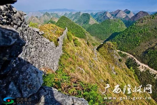 百色隆林有一座“长城”，至今已有一百三十多年的历史！ 百色,隆林,林有,一座,长城