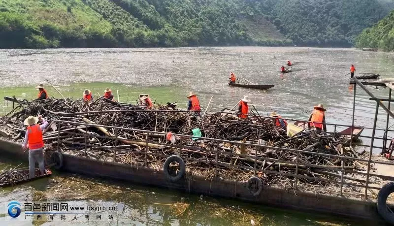 致敬！他们持续清理澄碧河库区漂浮物，12天打捞了一千吨... 致敬,他们,持续,清理,澄碧