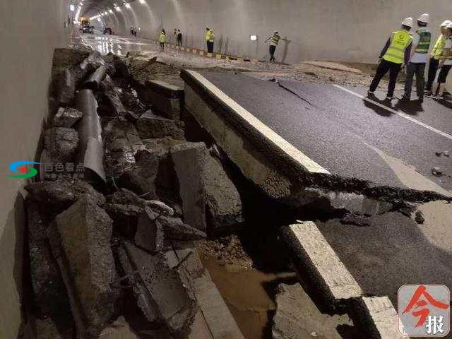 金洞隧道路面爆裂，河池至百色高速交通阻断！ 金洞,隧道,道路,路面,爆裂