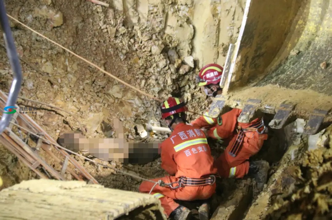 百色百东新区一在建工地发生塌方，4人被埋，3人不幸遇难 百色,东新,新区,在建,建工