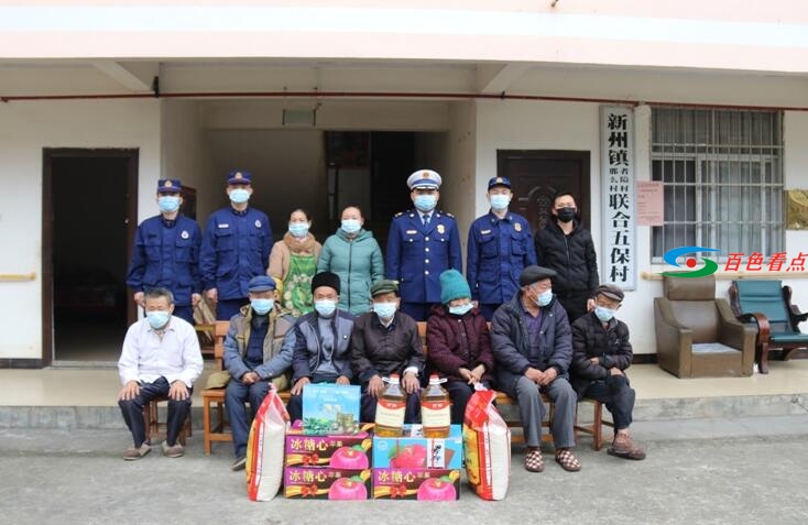 “春节到情意浓” 广西隆林大队慰问养老院 春节,情意,意浓,广西,西隆