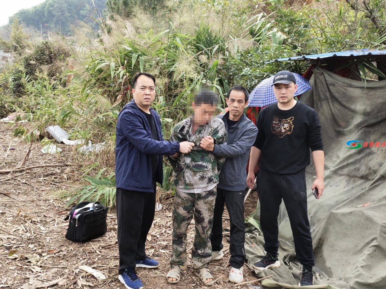 田林警方抓获一名潜逃20年的命案逃犯 田林,林警,警方,抓获,一名