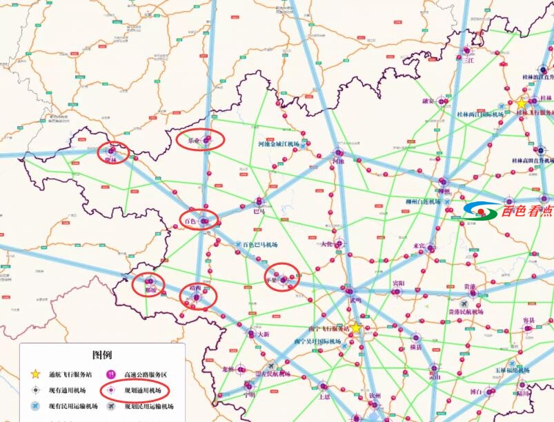 重磅消息！百色将建设6个机场：包括百色城区、平果、隆林、那坡、靖西…… 消息,百色,将建,建设,6个