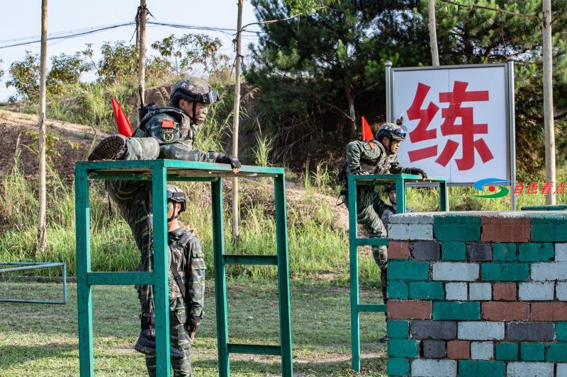 广西武警：特战队员开展多课目强化训练 广西,西武,武警,特战,特战队员