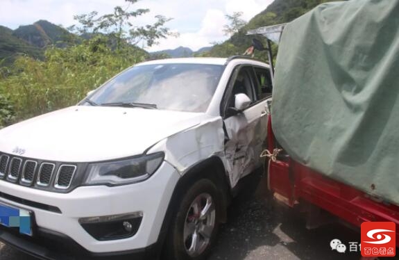 百色交警：三轮车在山区道路行驶不减速、不靠右、急转弯 百色,交警,三轮,三轮车,车在