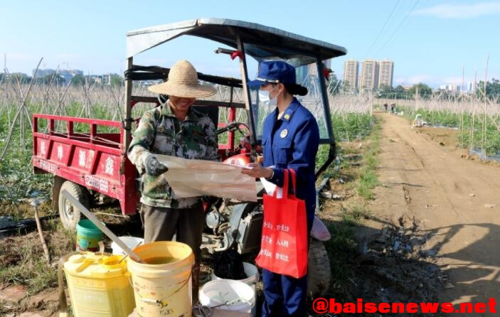 防火保秋收，百色消防宣传入村屯 防火,秋收,百色,消防,消防宣传