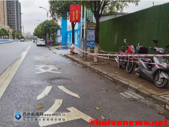 百色市区部分公交站点设置不合理，存在安全隐患 百色,百色市,市区,部分,公交