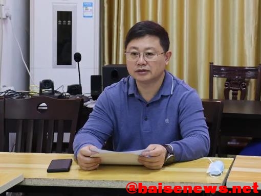 公安局右江分局局长杨昌锋深入社区检查指导疫情防控工作 公安,公安局,右江,分局,局局长