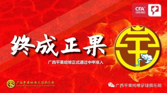 广西首支中甲球队诞生！来自百色平果 广西,首支,中甲,球队,诞生