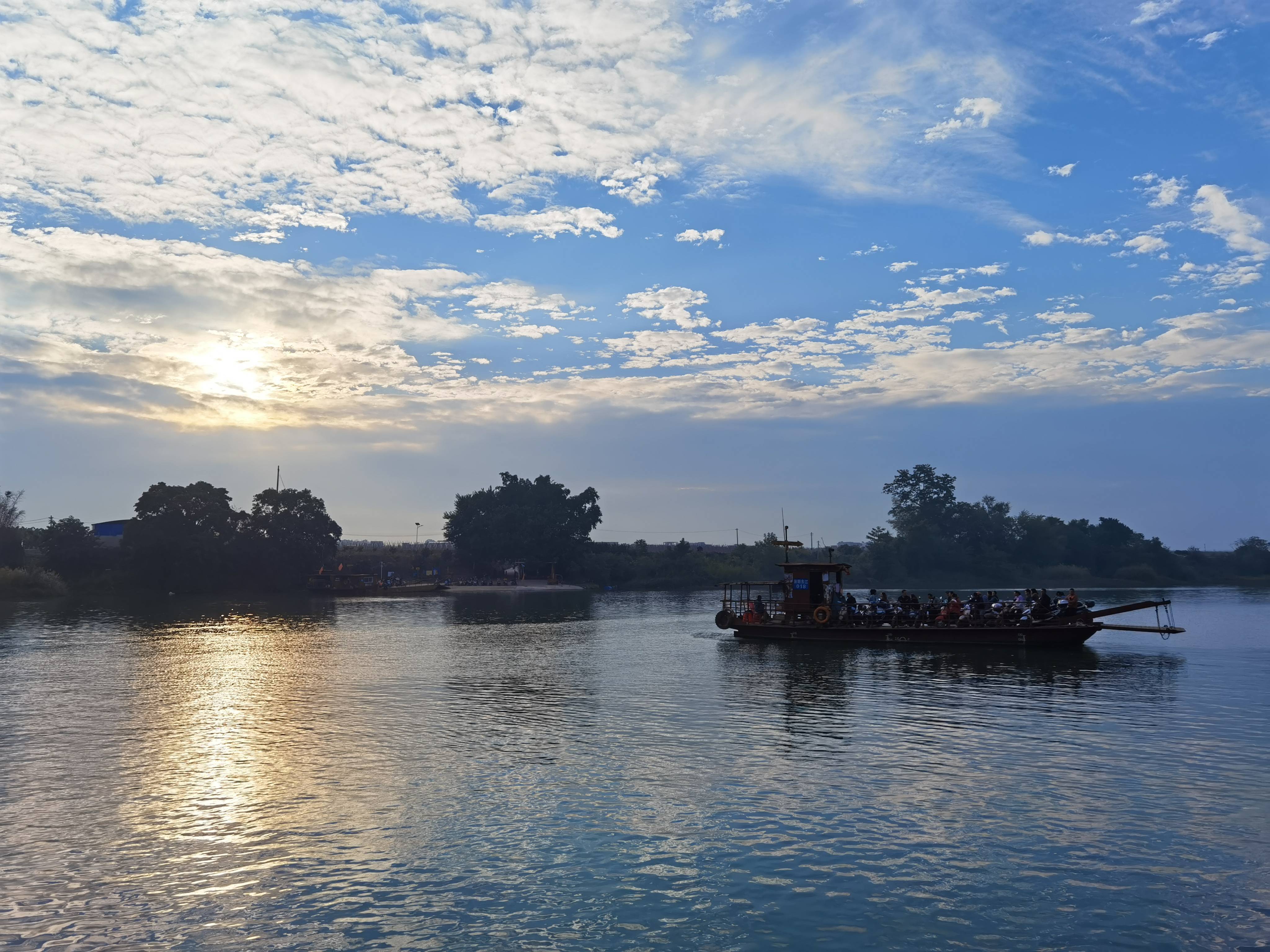 百色市田阳区：港口晨曦初照画意浓 百色,百色市,市田,田阳,港口