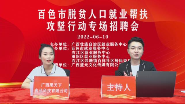 百色市举办2022年脱贫人口就业帮扶攻坚行动专场招聘活动 百色,百色市,举办,2022,2022年