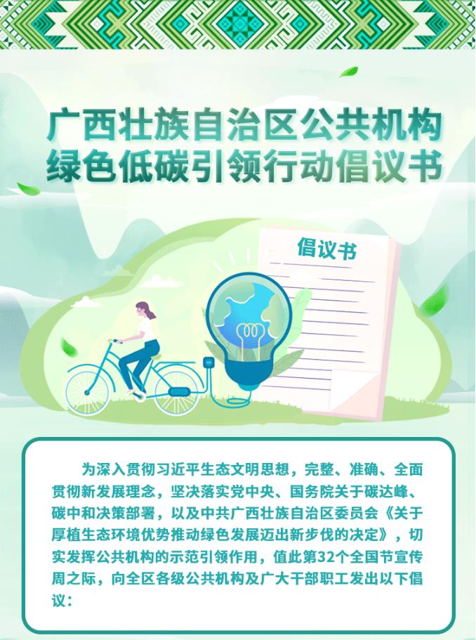 绿色低碳，节能先行！请收下这份倡议书→ 绿色,绿色低碳,低碳,节能,先行