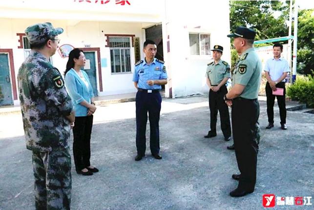 百色军分区主要领导到右江区永乐镇调研指导秋季征兵工作 百色,色军,军分区,分区,主要