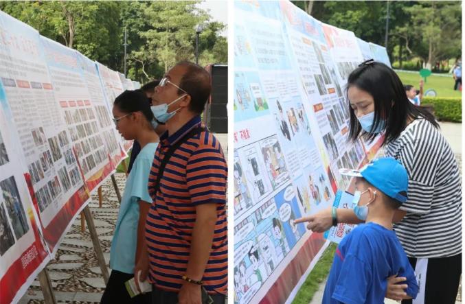 百色市公安局举办“喜迎二十大 忠诚保平安”警务宣传活动 百色,百色市,市公安局,公安,公安局