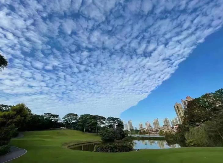 宛如海岸线！今天的百色天空，又刷爆朋友圈！ 宛如,如海,海岸,海岸线,岸线