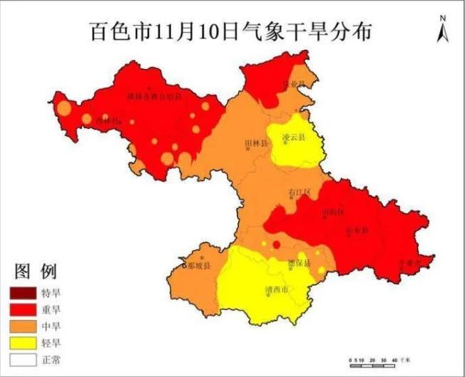 百色多地出现重度气象干旱，14日起雨水将到来 百色,地出,出现,重度,气象