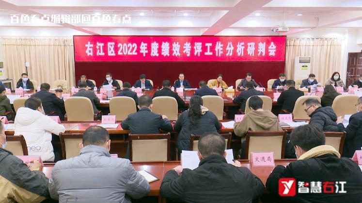 百色右江区召开2022年度绩效考评工作分析研判会 