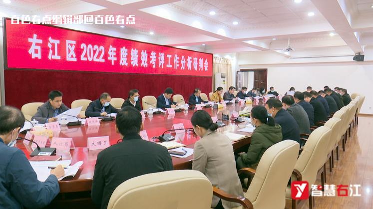 百色右江区召开2022年度绩效考评工作分析研判会 