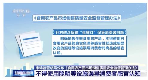 市场监管总局明确！这种设施，将不得使用！ 食用,市场,农产品,销售,销售者