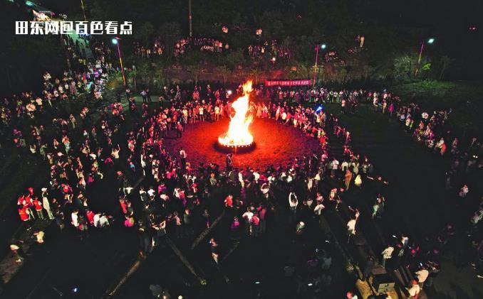 广西百色隆林 文化盛会 篝火狂欢 隆林,文化,彝族,美食