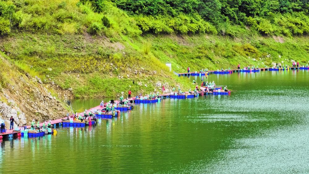 全国钓鱼公开赛·万峰湖“红绸杯”西林站预选赛掠影 西林,获得,团体,总成绩