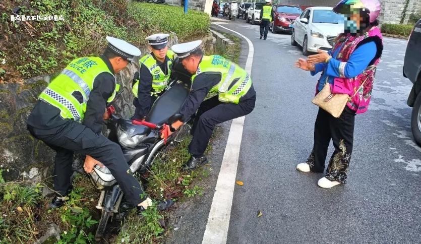 安全“警”相随，百色交警始终守护在群众身边 交警,及时,救助,暖心,驾驶员