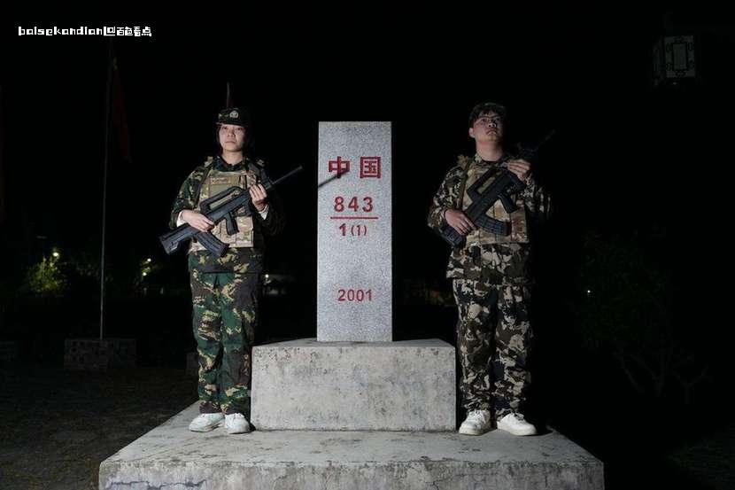 百色：不一样的跨年夜之旅——“我为祖国站岗一小时” 老兵,新年,祖国,活动