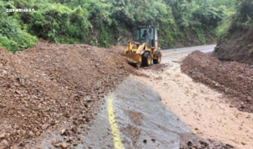 紧急抢险！强降雨致百色那坡多处滑坡，道路交通中断 公路,抢通,工作,8日,部门