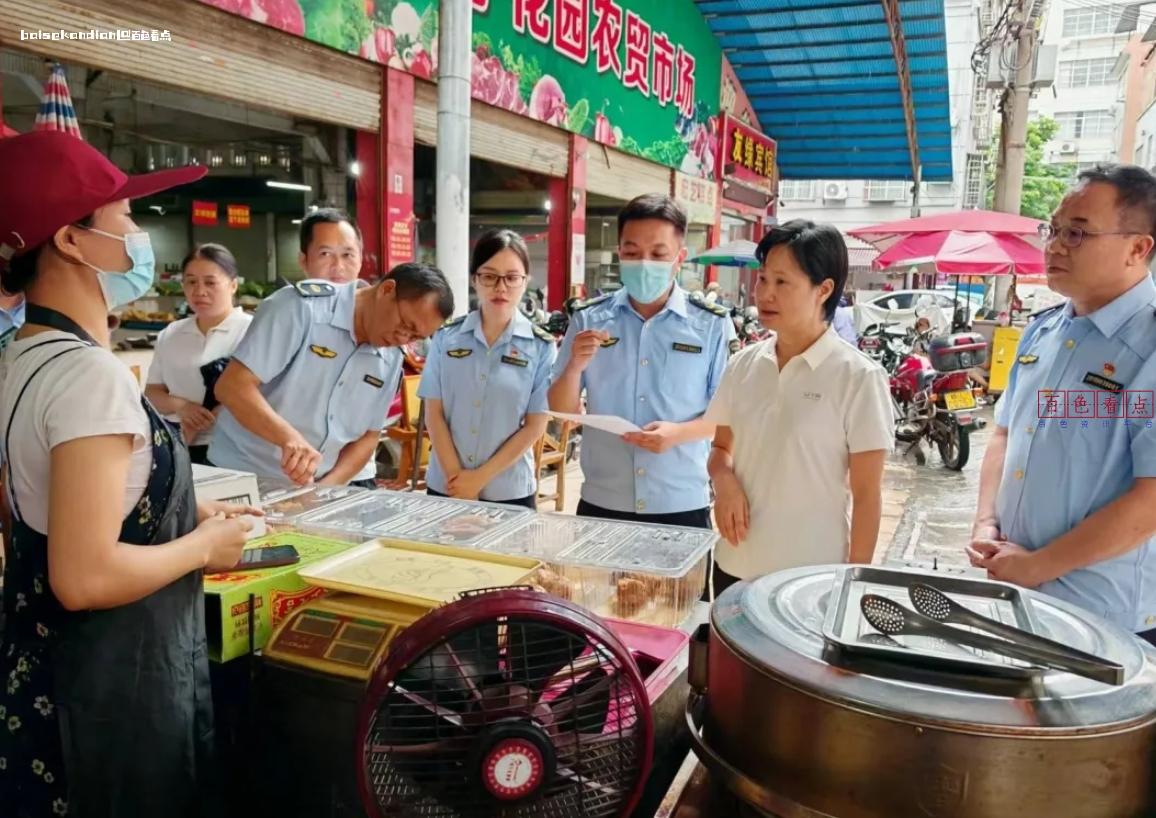 古俊彦带队到右江区开展食品安全排查整治提升行动督导检查 8月,22日,人民政府,副市长,古俊